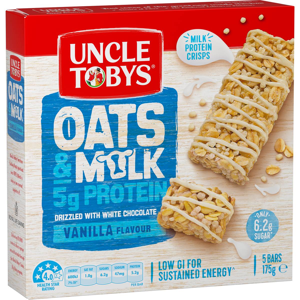 Uncle Toby's Milk & Oats Vanilla