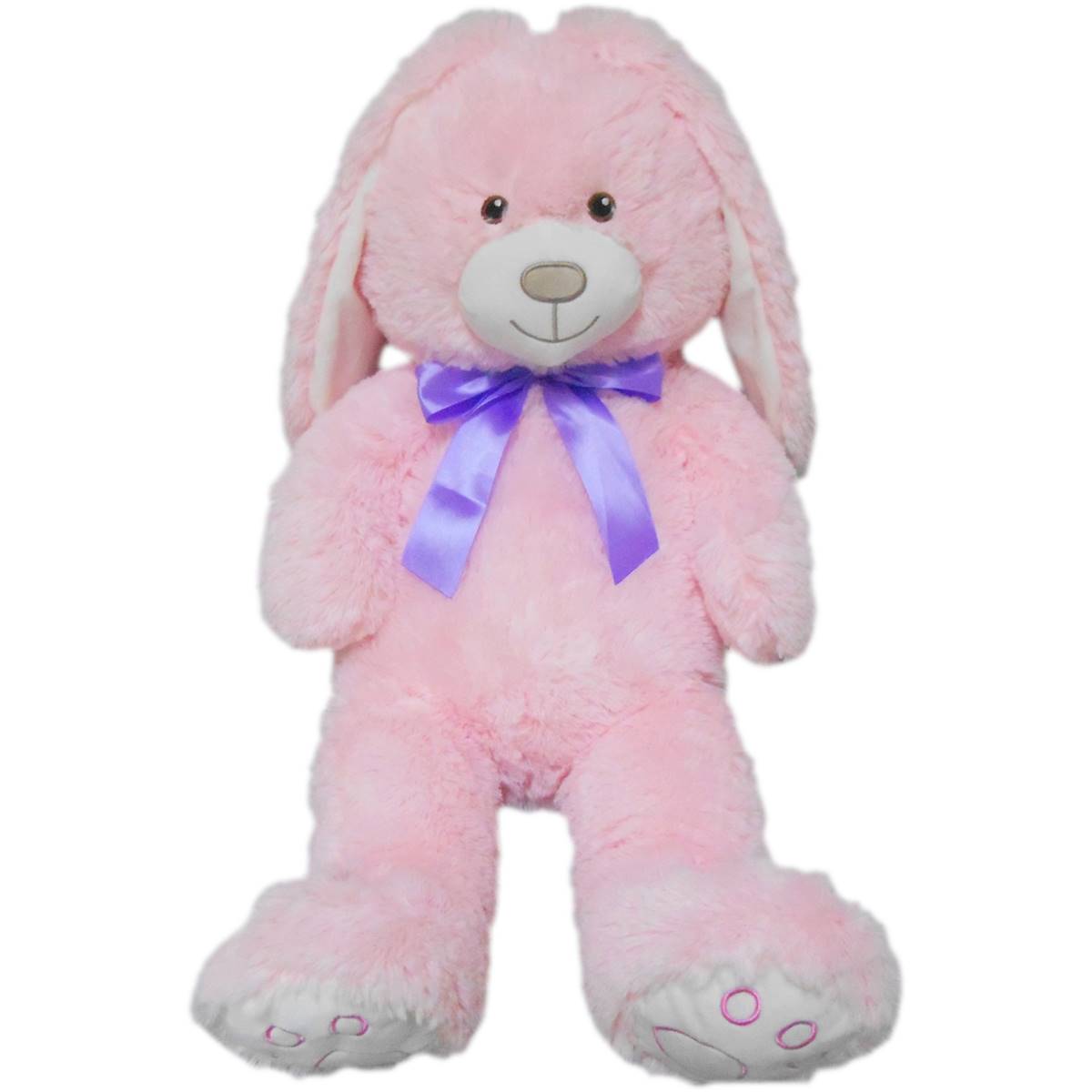 Easter 80cm Plush Bunny With Bow Each | Woolworths