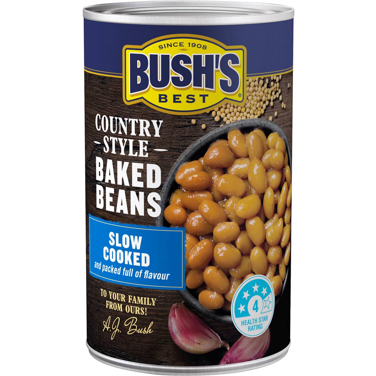 Bush's Best Baked Beans Slow Cooked 454g Woolworths