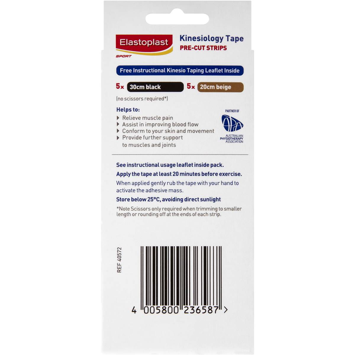 Elastoplast Sport Kinesiology Tape Each Woolworths