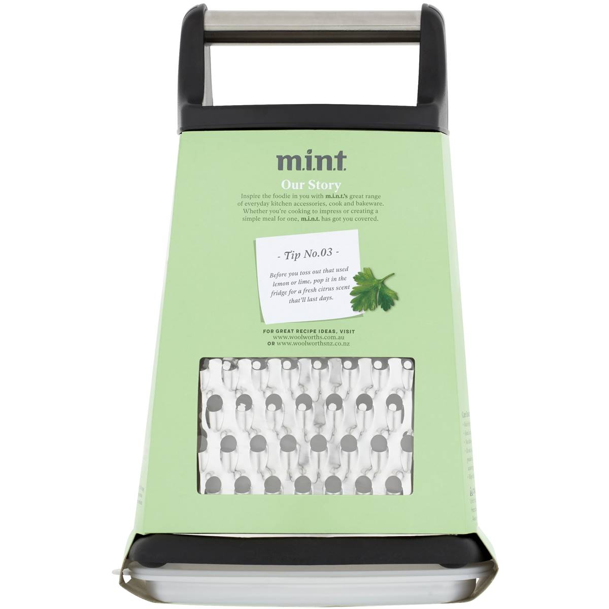 Mint Stainless Steel Grater Box Each Woolworths