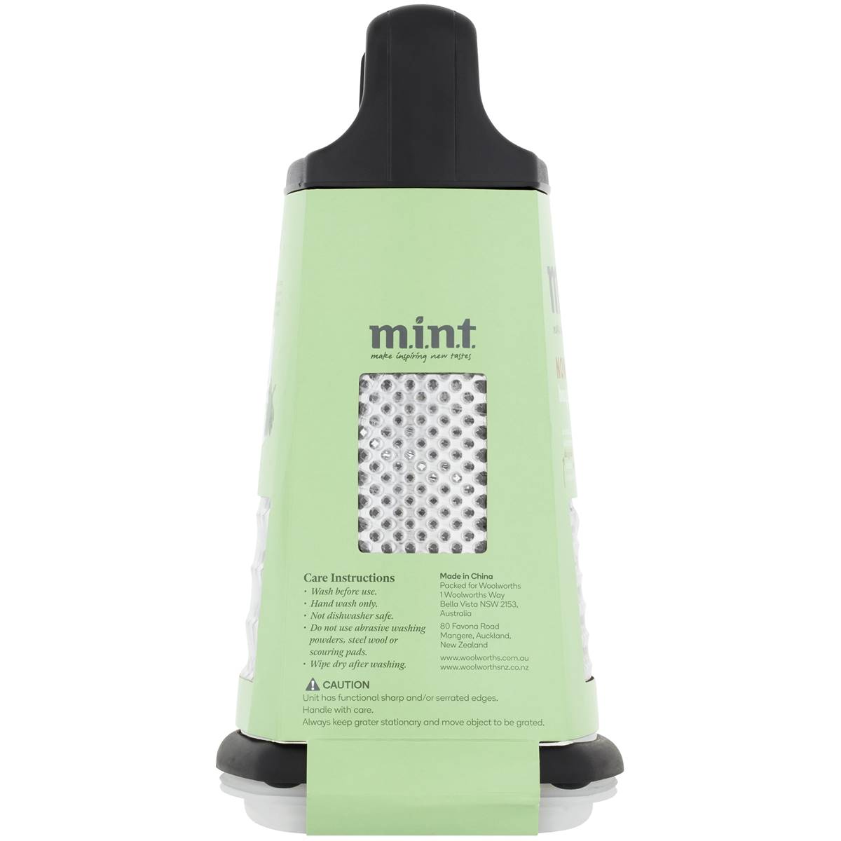 Mint Stainless Steel Grater Box Each Woolworths