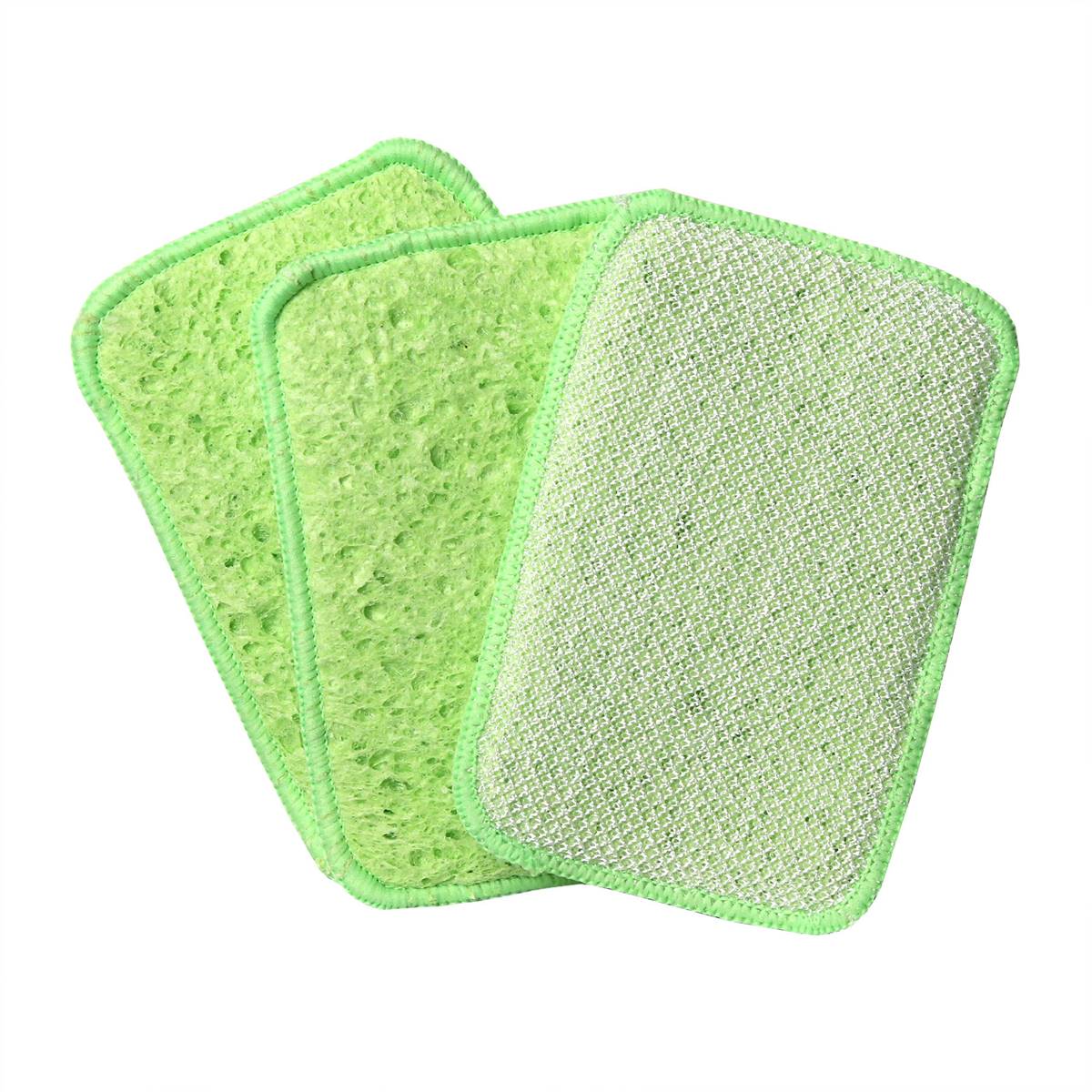 Sabco Duex Scrub Wipe Kitchen Sponge 3 Pack Woolworths   807441 1 