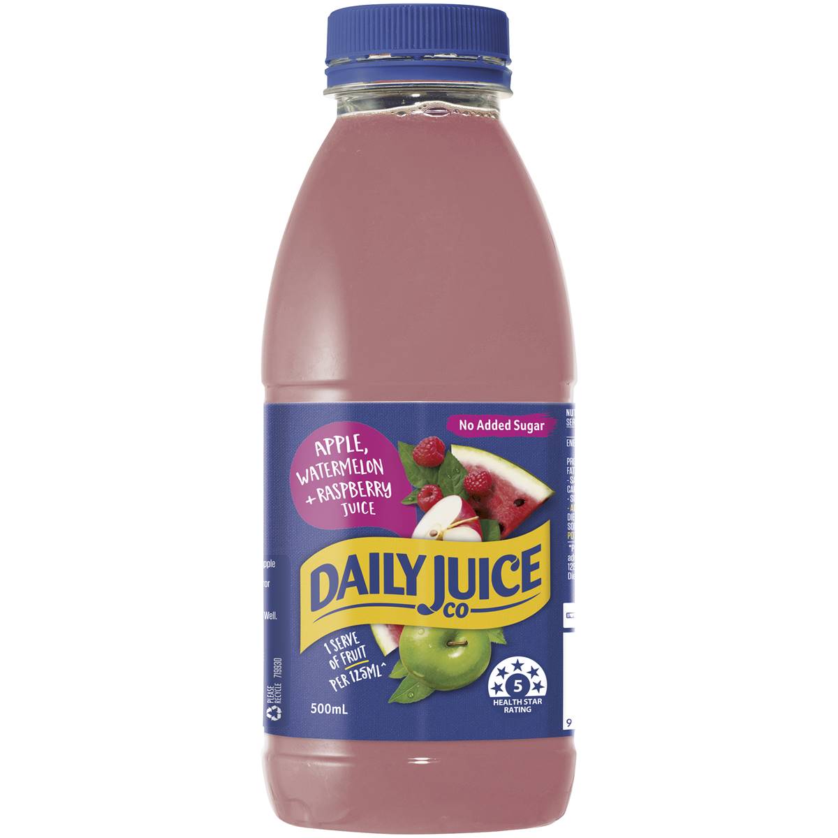 Daily Juice Co Apple Watermelon Raspberry 500ml Woolworths