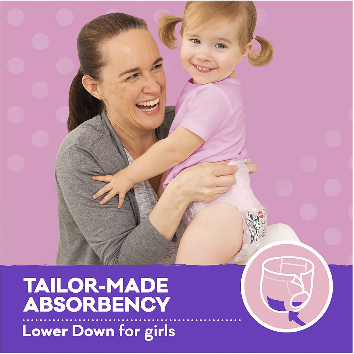 Huggies Ultra Dry Nappy Pants Size 6 Girls 46 Pack Woolworths