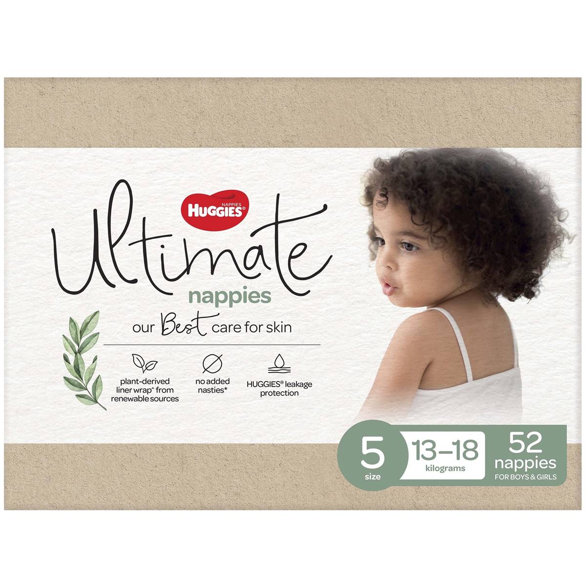 Huggies Ultimate Nappies Size 5 (1318kg) 52 Pack Woolworths