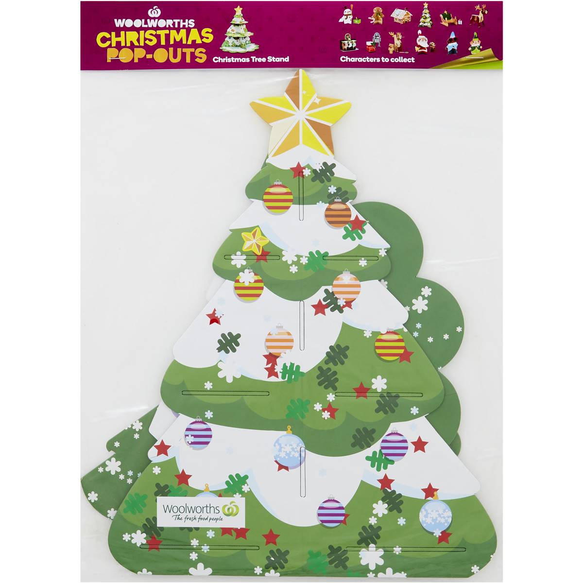 Woolworths Christmas Popouts Tree Stand Each Woolworths