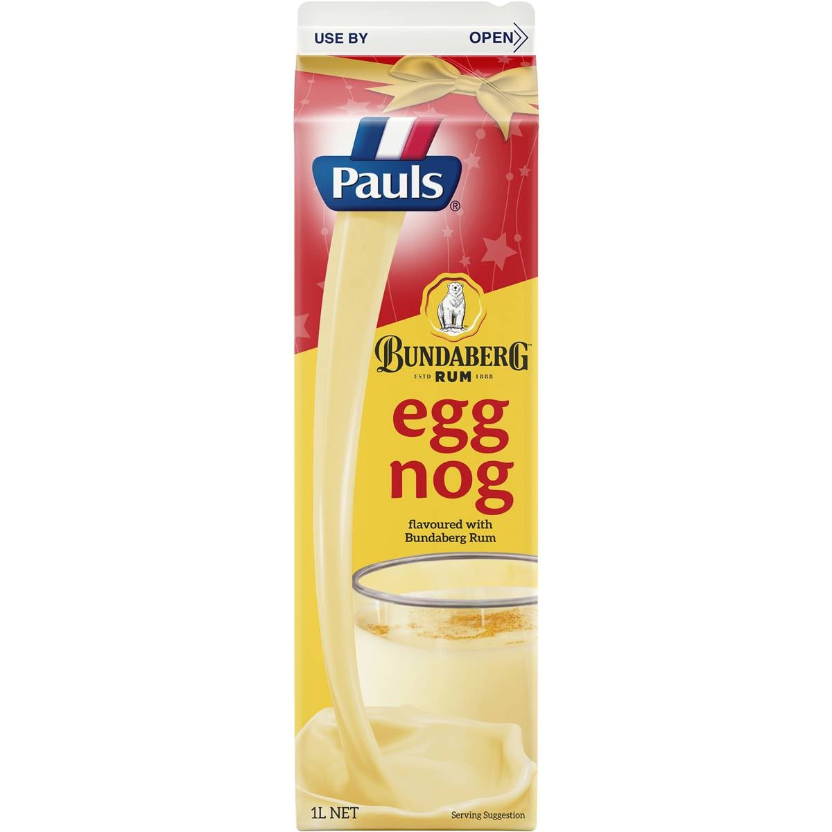 Pauls Bundaberg Rum Egg Nog 1l Woolworths