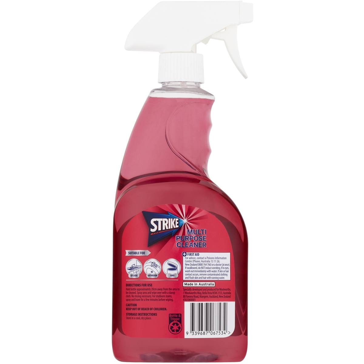 Strike Multipurpose Cleaner Vanilla & Pomegranate 750ml Woolworths