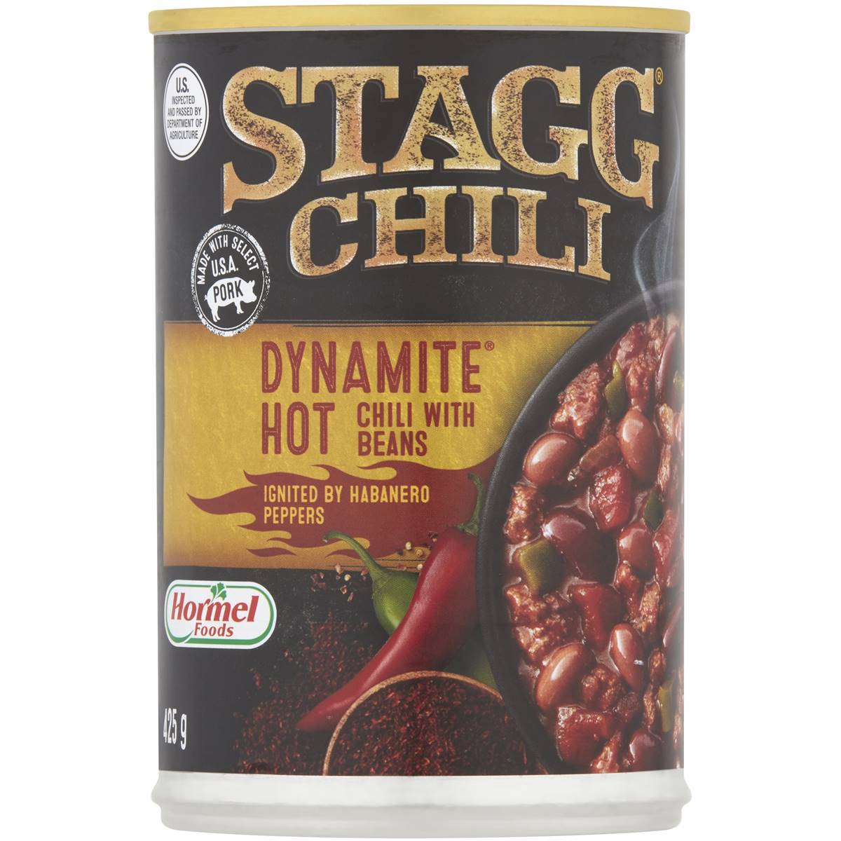 Stagg Dynamite Hot Chili With Beans 425g Woolworths
