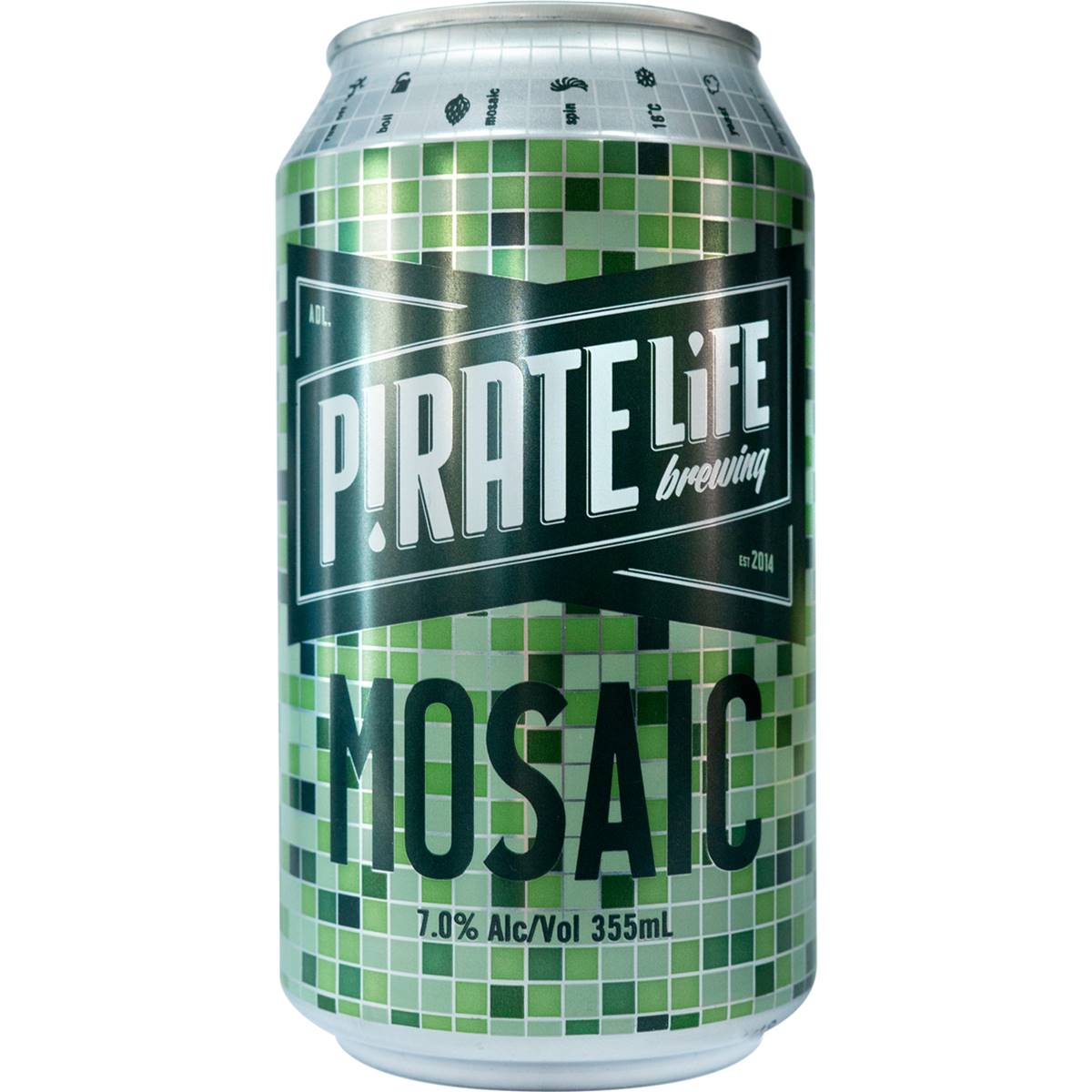 Pirate Life Brewing Mosaic Indian Pale Ale Can