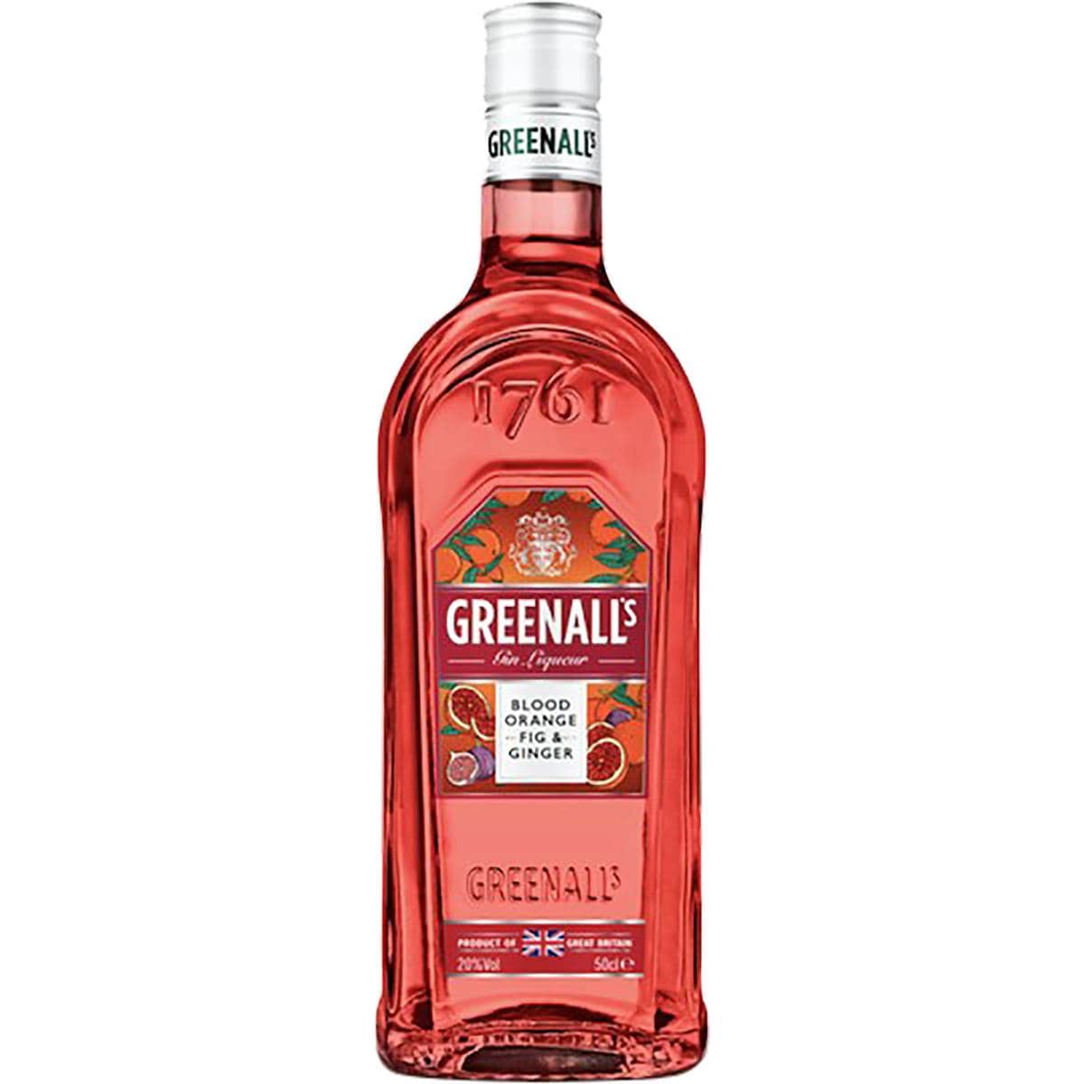 Greenall's Blood Orange Fig & Ginger Gin Liquer 500ml Woolworths
