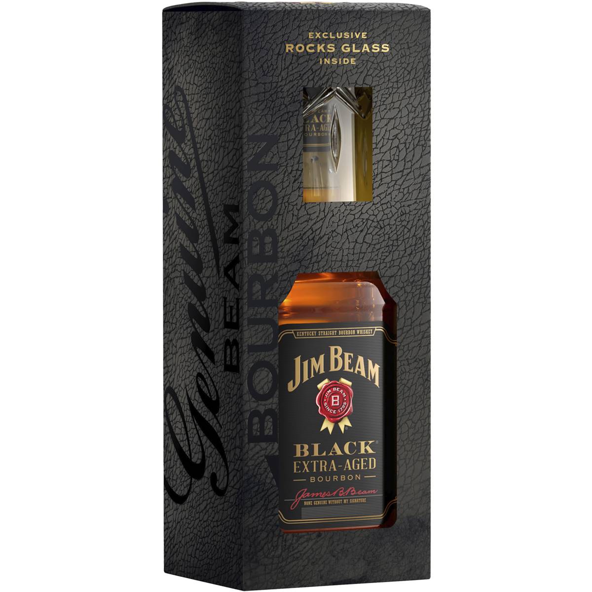 Jim Beam Black + Bonus Glass Gift Pack
