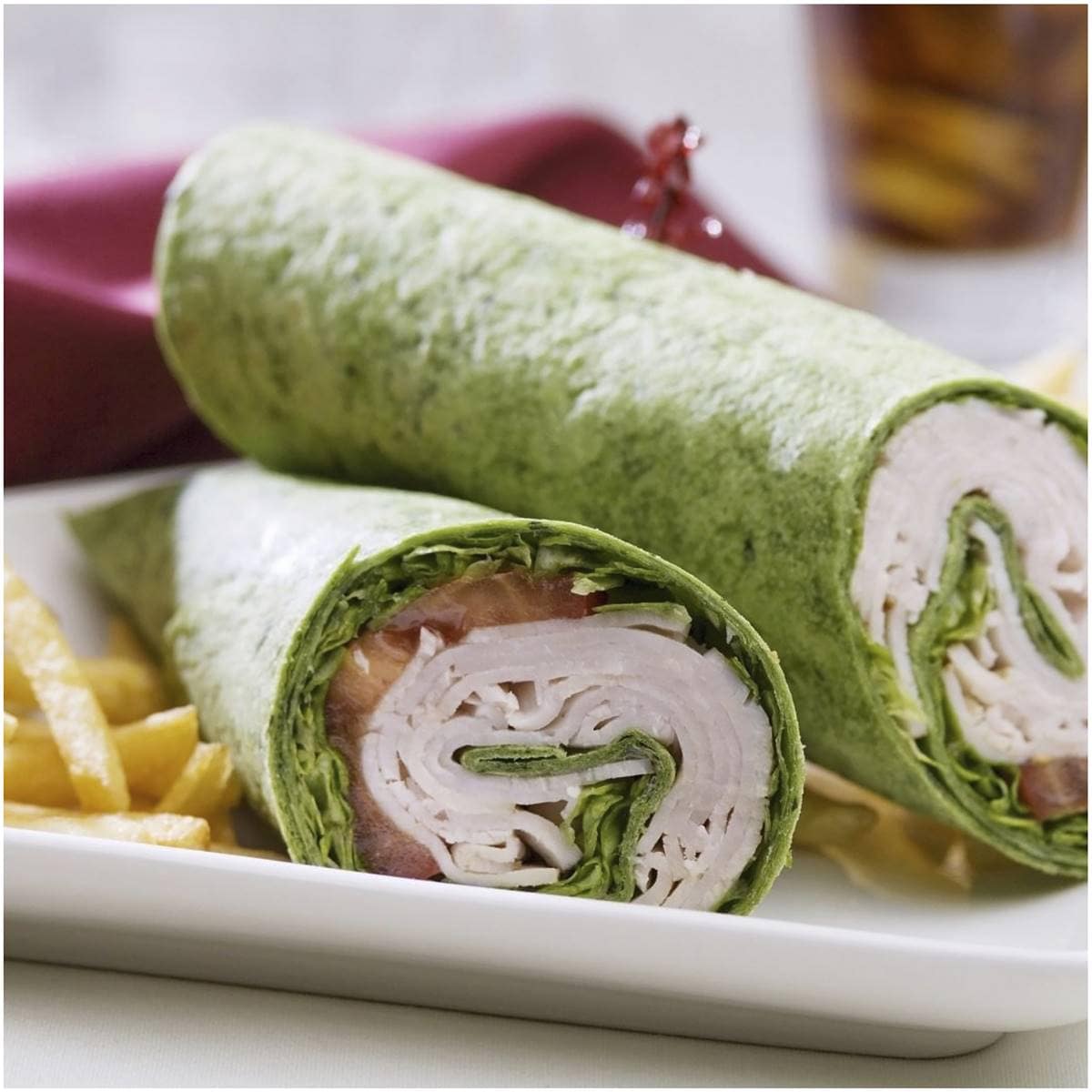 Helga's Spinach & Herb Wraps 7 Pack Woolworths