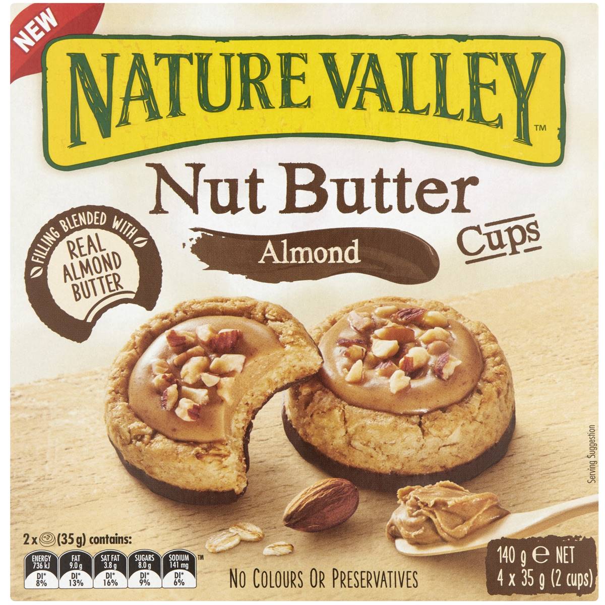 Nature Valley Nut Butter Almond Cups 2 Pack Woolworths