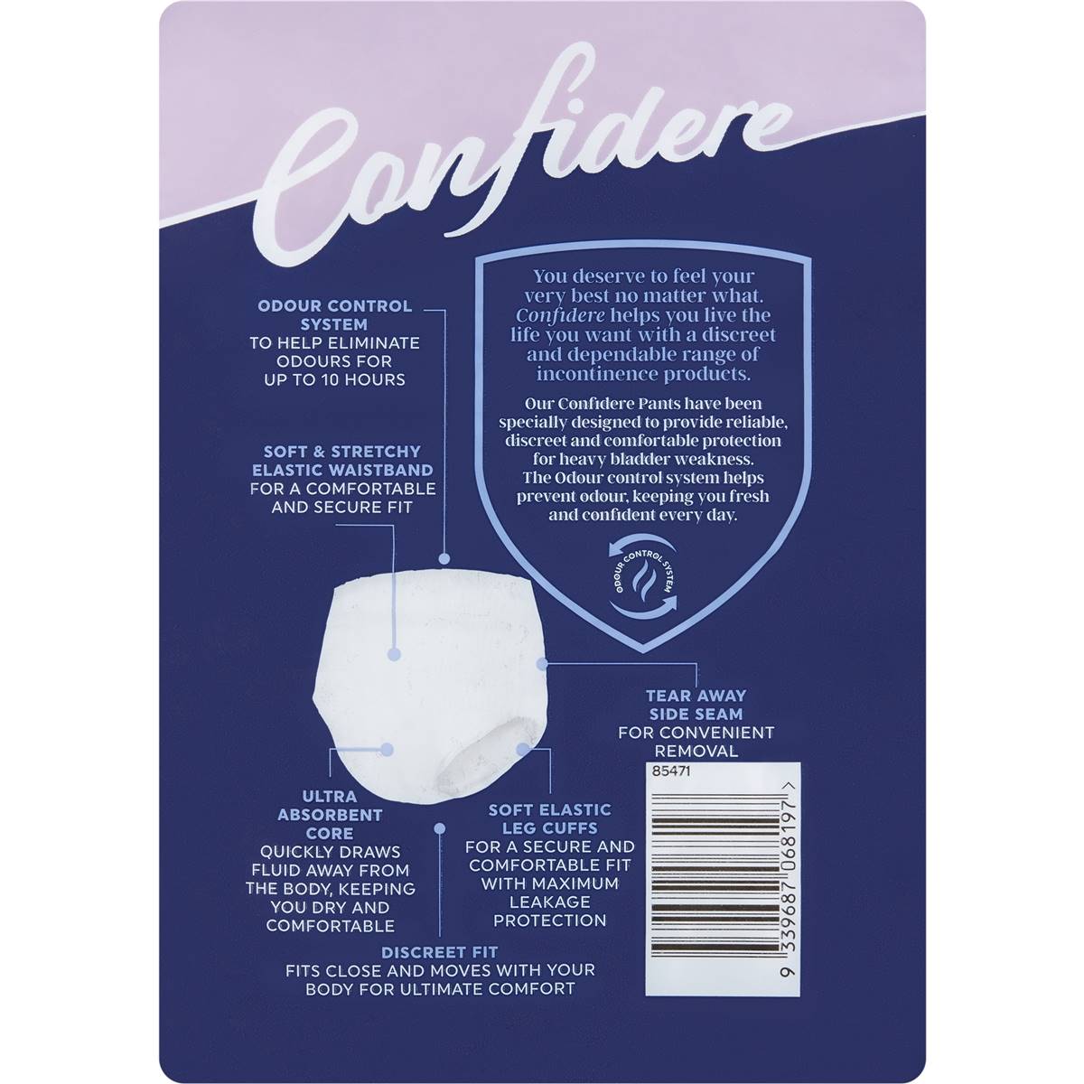 Confidere Incontinence Pants Womens Large 8 Pack Woolworths
