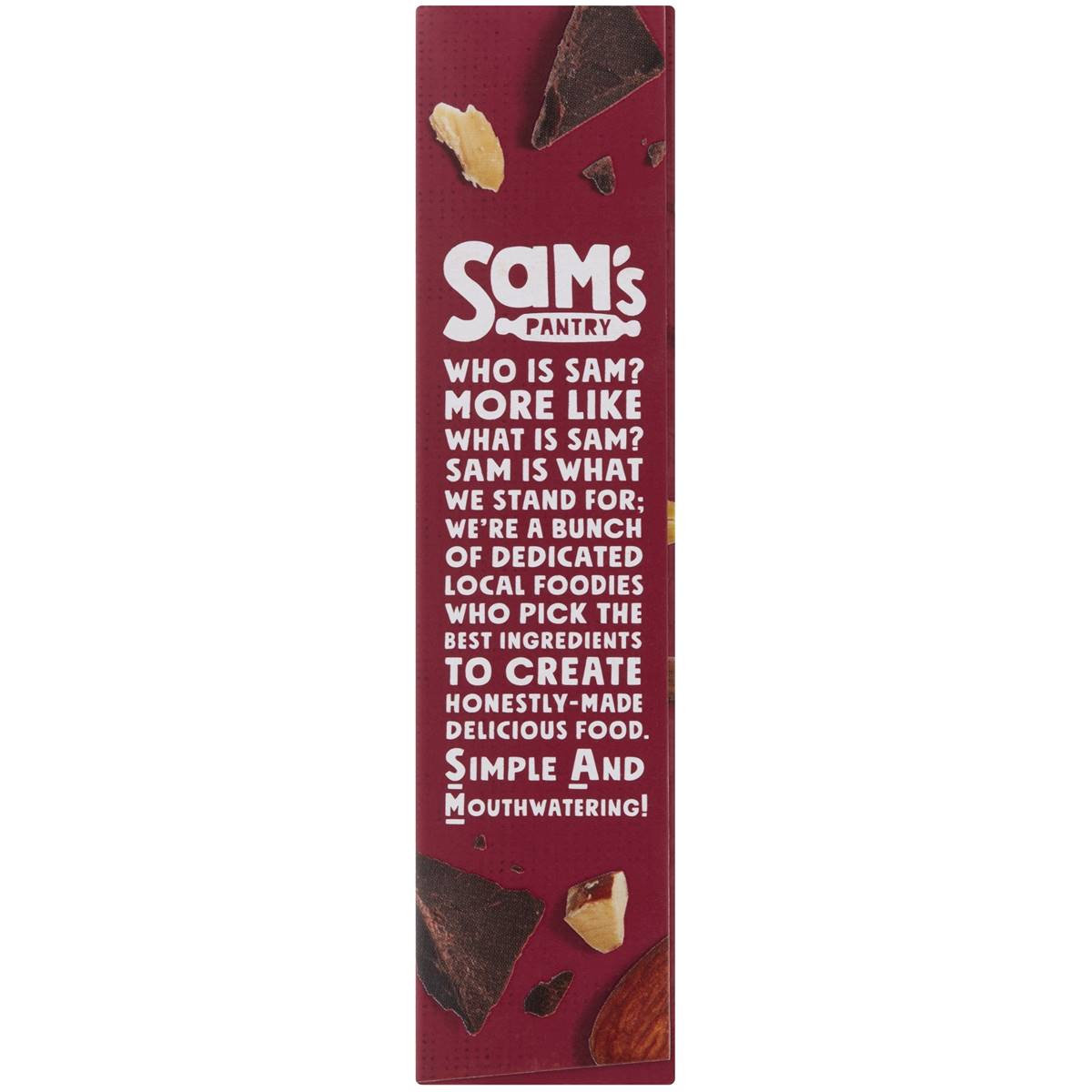 Sam's Pantry Chocolate Brownie Protein Bars 5 Pack Woolworths