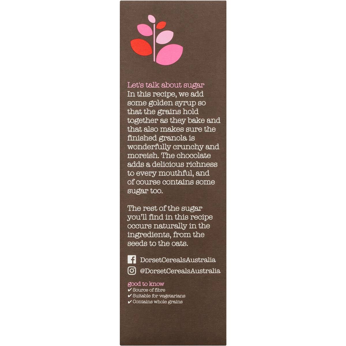 Dorset Chocolate & Cherry Granola 480g Woolworths