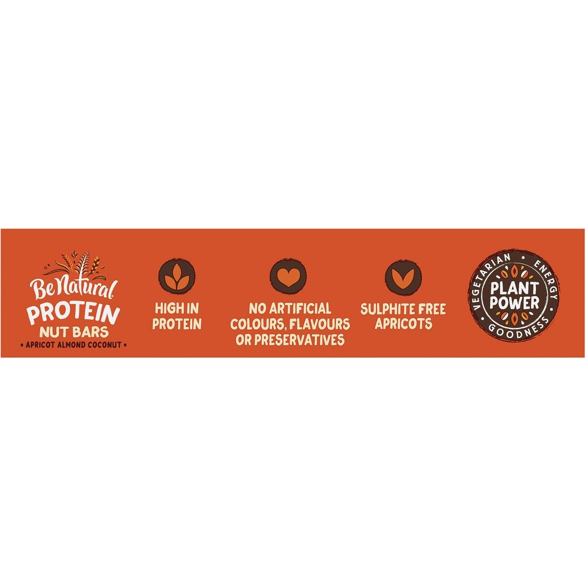 Be Natural Protein Nut Bar Apricot Almond Coconut G Woolworths