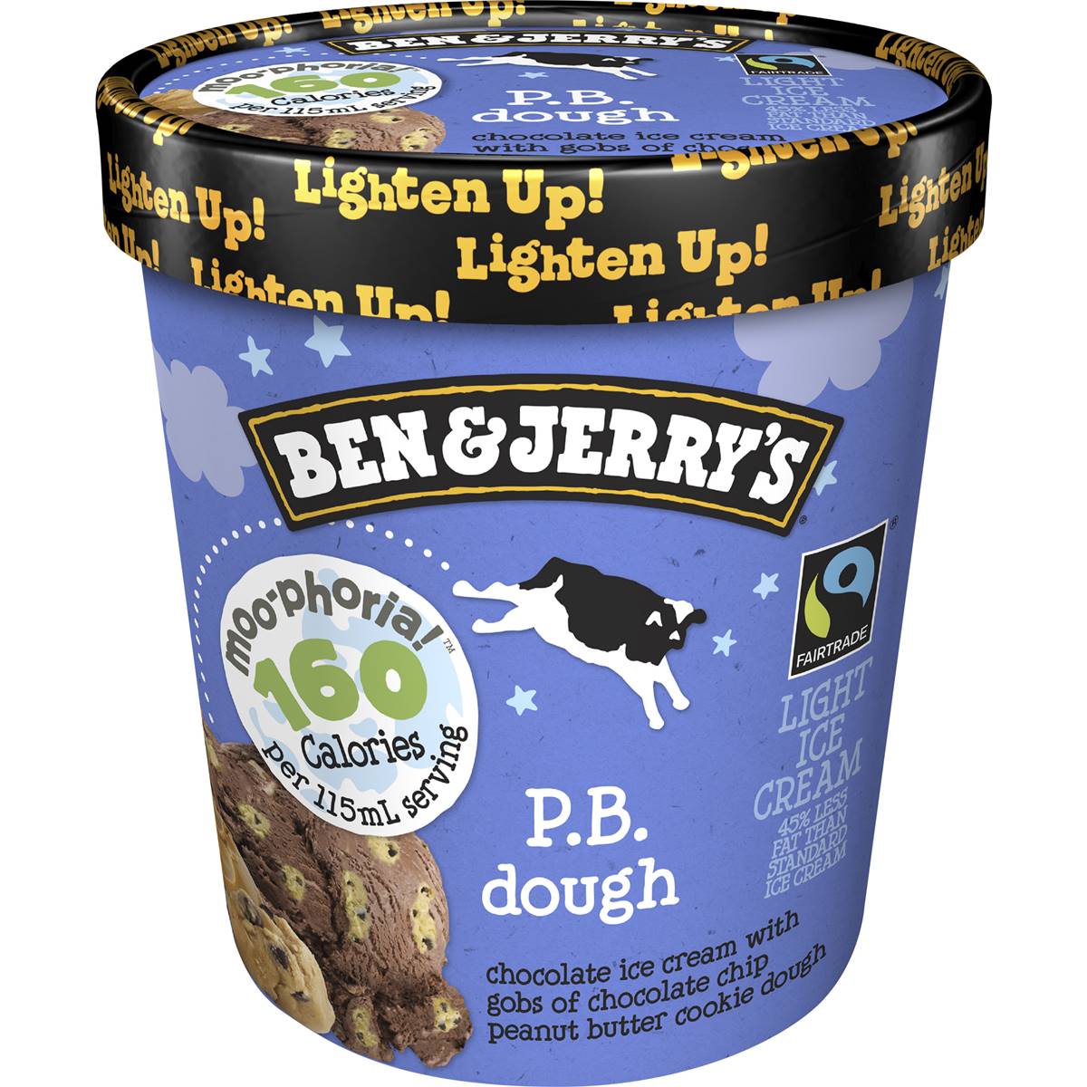 Ben & Jerry's Moophoria P. B. Dough 458ml | Woolworths