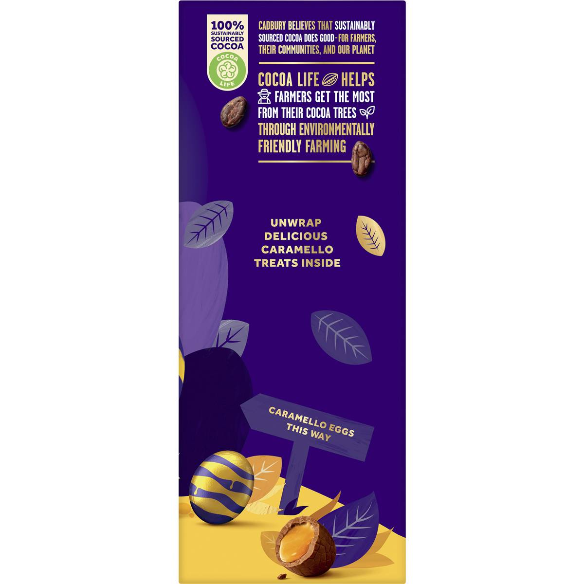 Cadbury Caramello Chocolate Easter Eggs Gift Box 193g Woolworths