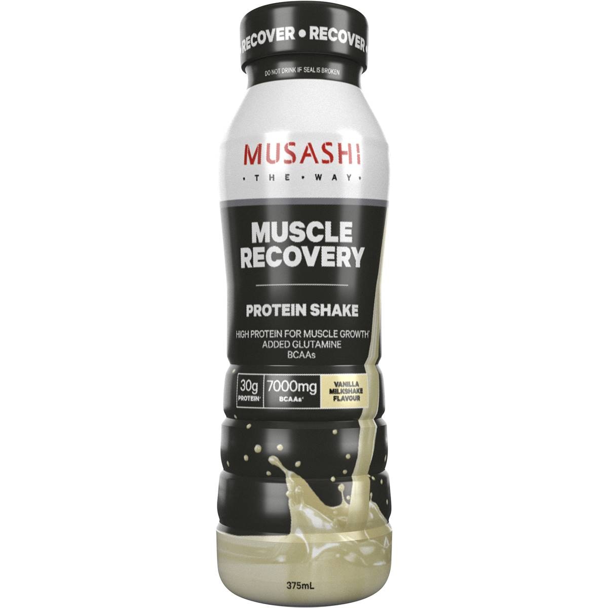 Musashi Muscle Recovery Protein Shake Vanilla Milkshake