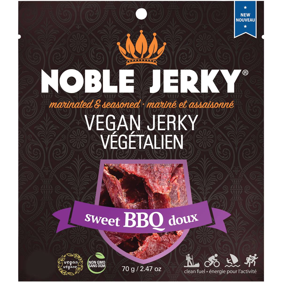 Noble Vegan Jerky Sweet Bbq