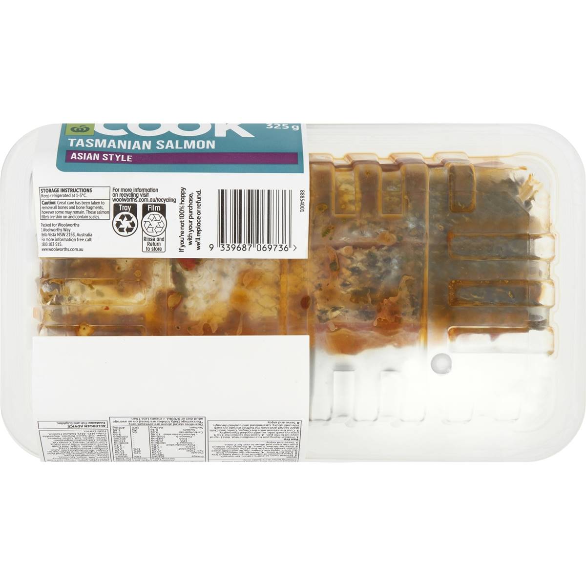 Woolworths Cook Asian Style Salmon Portions 325g Woolworths