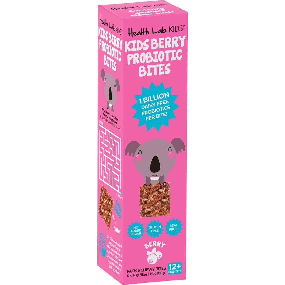 Health Lab Kids Probiotic Berry Bites 5 Pack Woolworths
