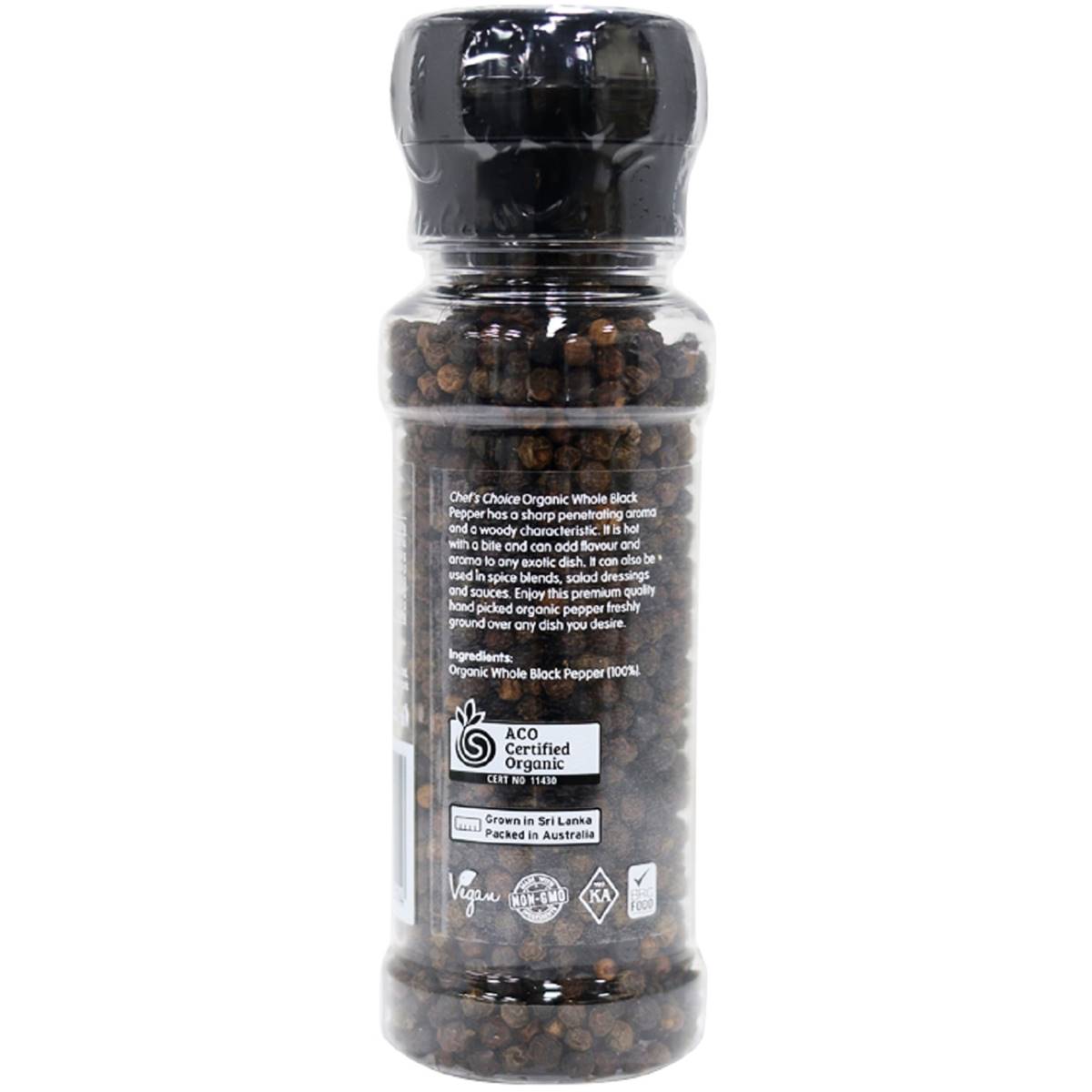 Chef S Choice Pink Rock Salt With 4 Season Mix Pepper With Grinder 180g Woolworths