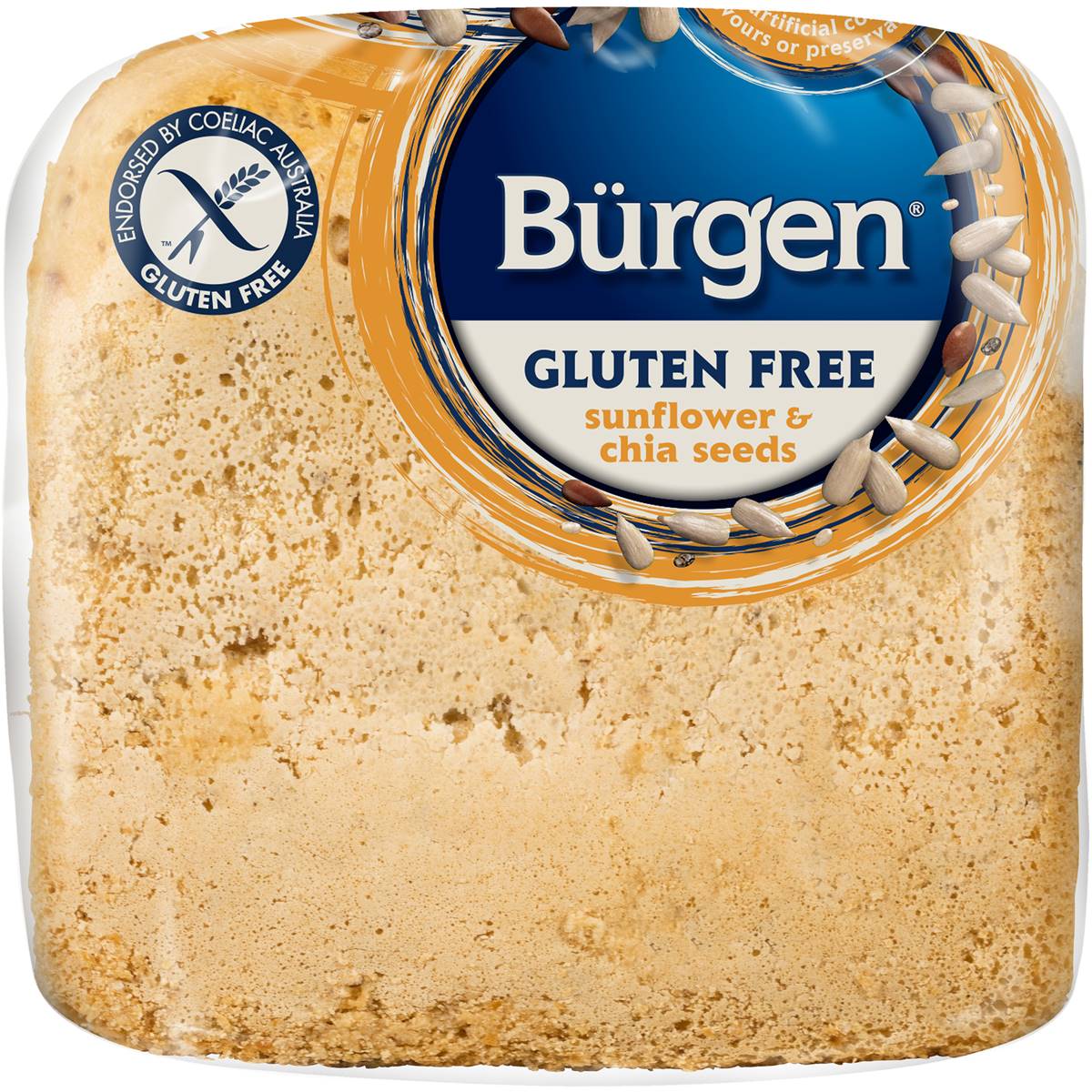 Burgen Gluten Free Sunflower & Chia Bread 500g Woolworths
