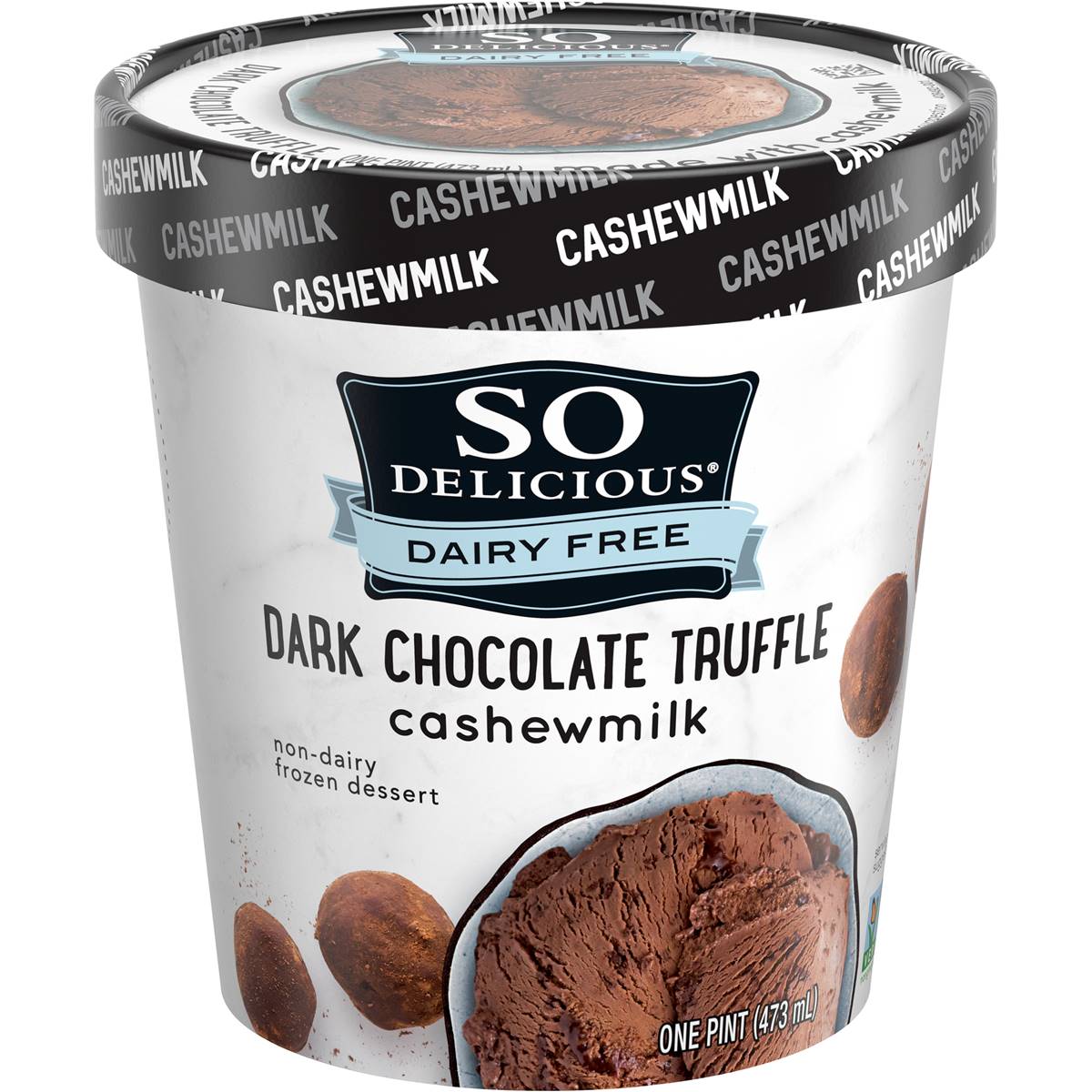 So Delicious Dairy Free Cashew Chocolate Truffle Tub