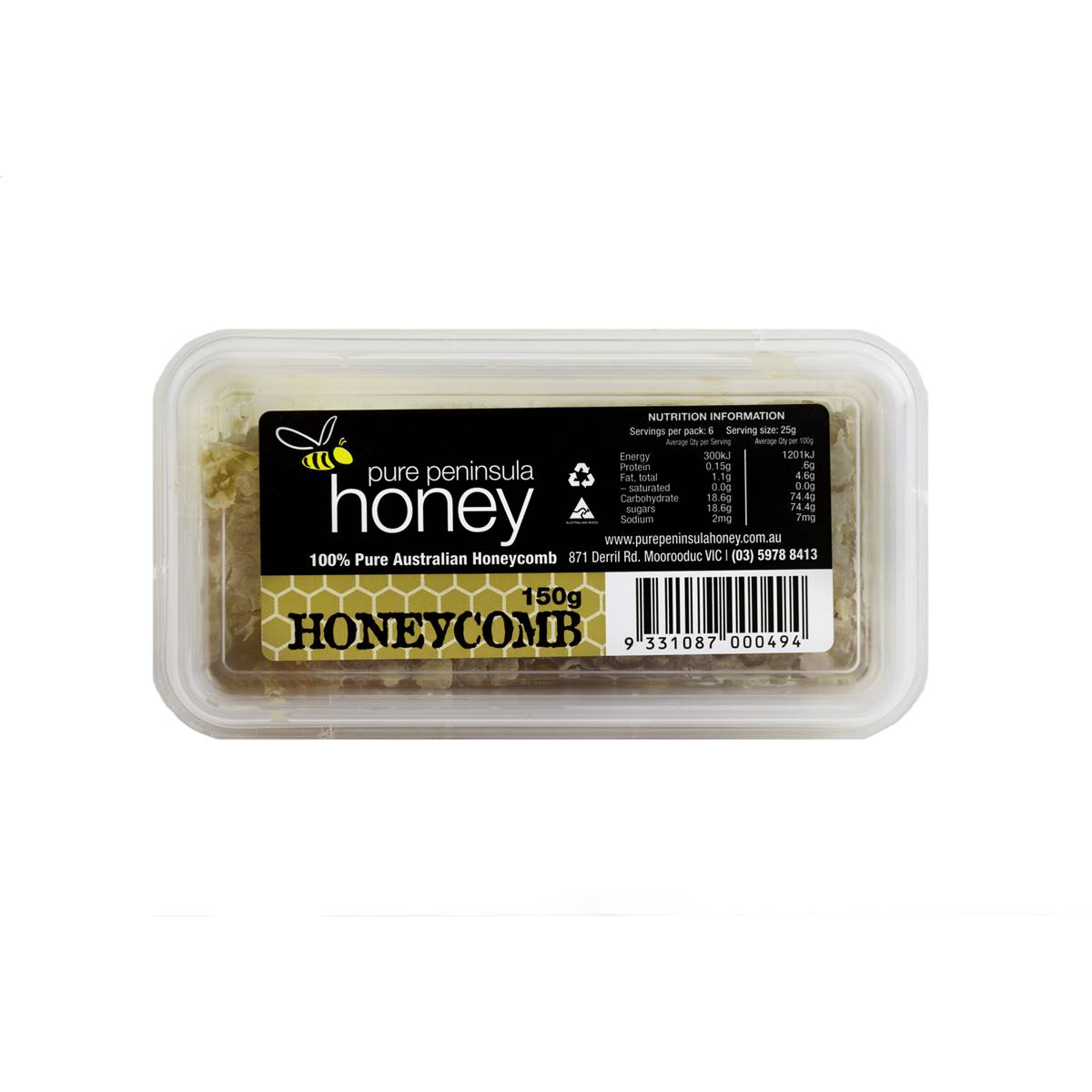 Pure Peninsula Honey Comb Chunk 