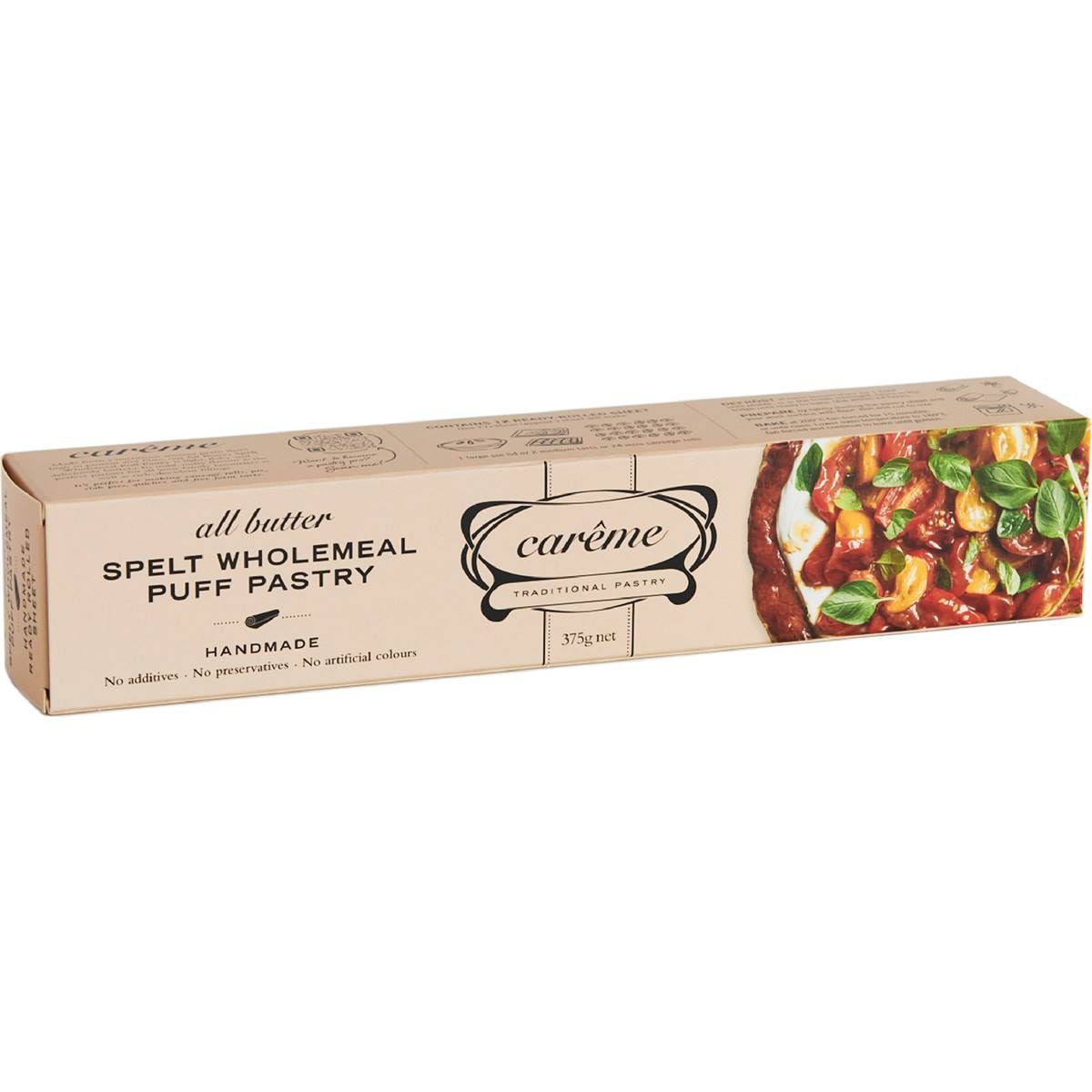 Careme Spelt Butter Puff Pastry 375g Woolworths