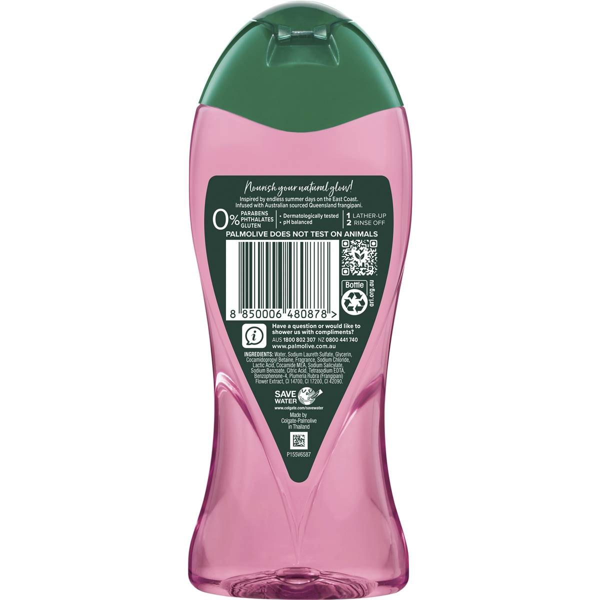 Palmolive Body Wash Shower Gel Luminous Oils Coconut Oil 400ml Woolworths