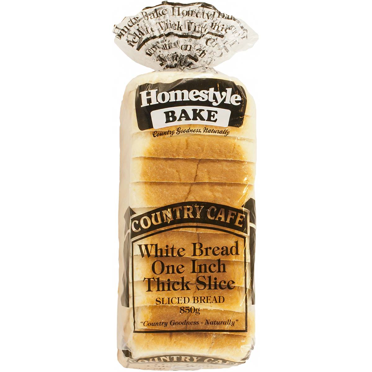 Homestyle Bake Country Cafe 1" Thick White Sliced Bread