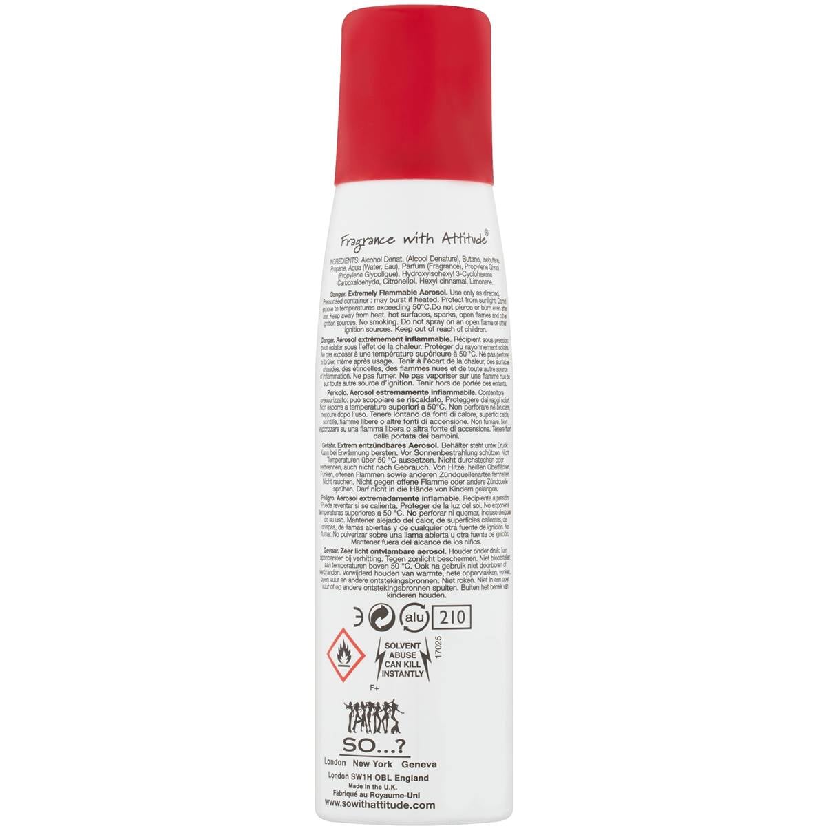So... Kiss Me Perfumed Body Spray 150ml Woolworths
