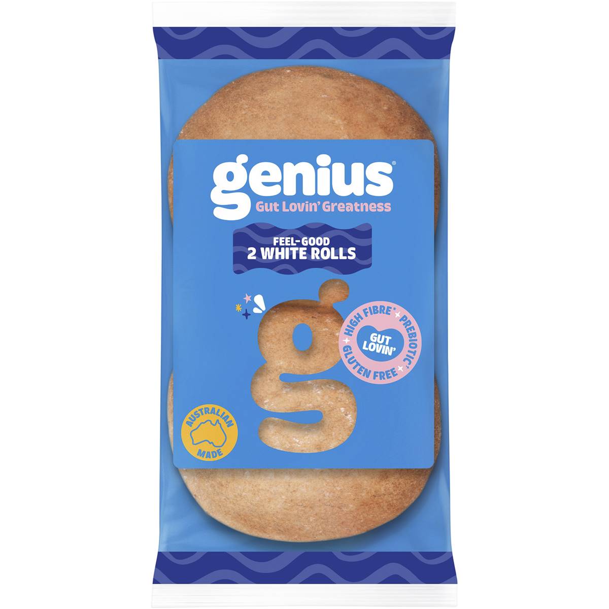 Genius Gluten Free Soft White Rolls 2 Pack Woolworths