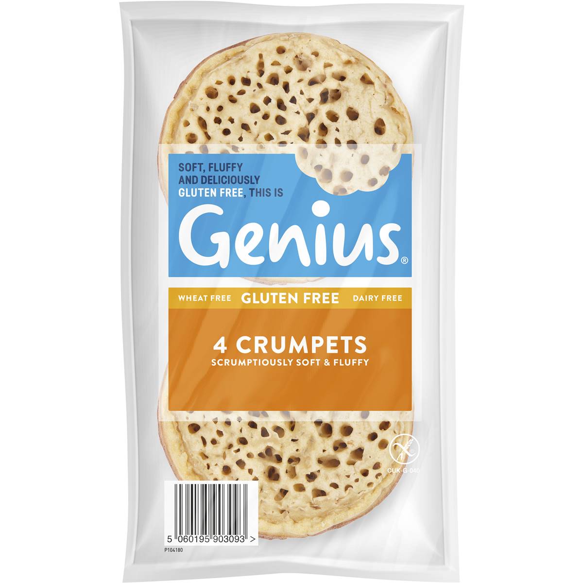 Genius Crumpets 4 Pack Woolworths
