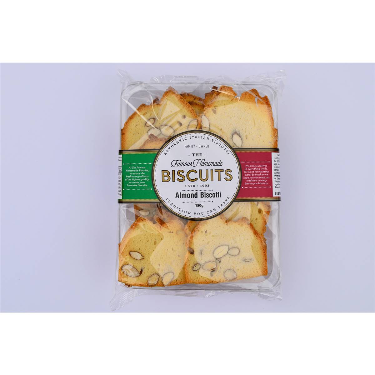The Famous Homemade Almond Biscotti