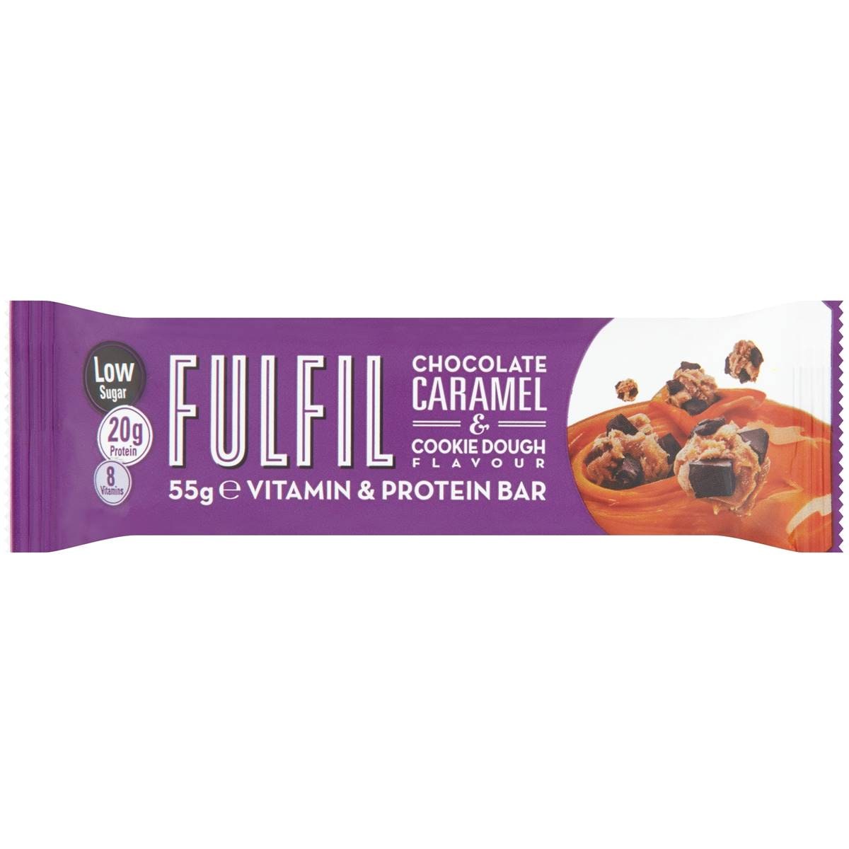 Fulfil Vitamin & Protein Bar Choc Caramel Cookie Dough