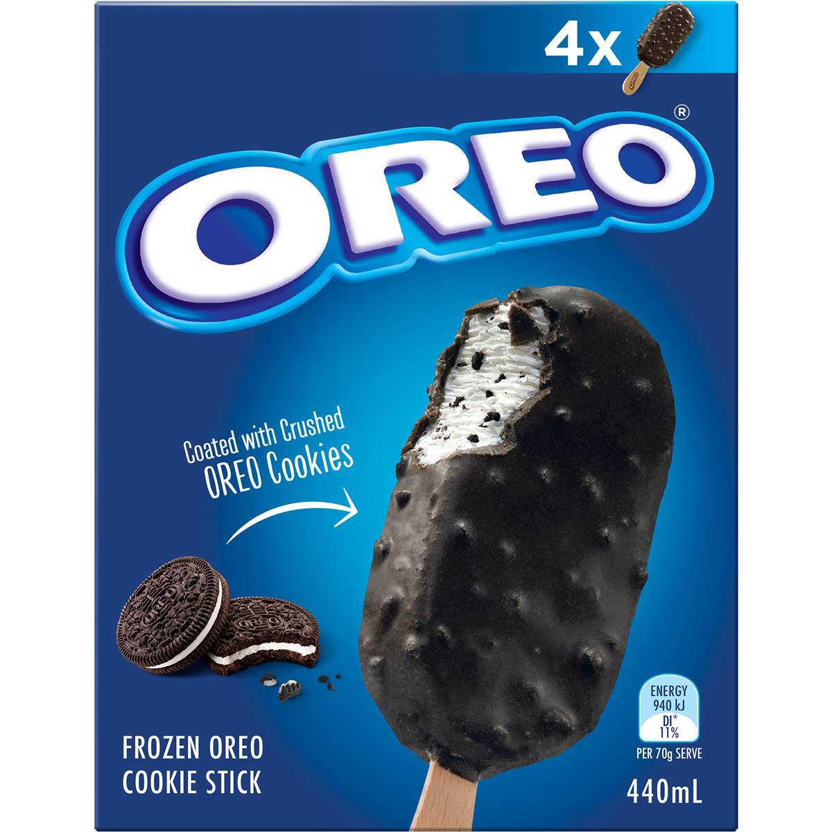 Oreo Frozen Ice Cream Sticks 4 Pack 