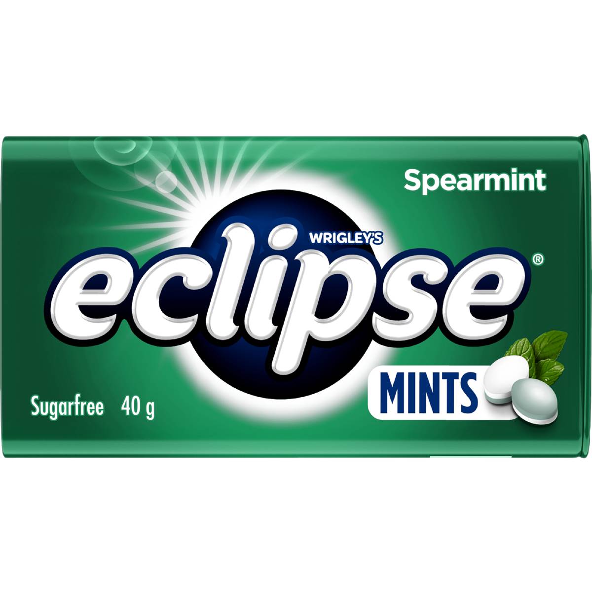 Eclipse Spearmint Mints Sugar Free Large Tin