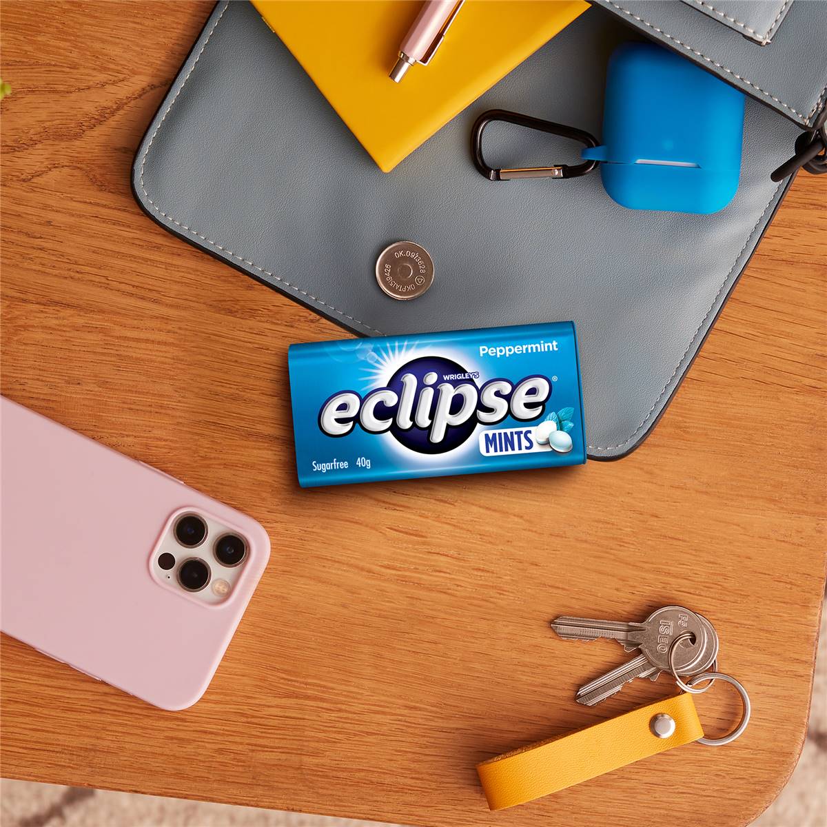 Eclipse Peppermint Sugar Free Mints Tin 40g Woolworths