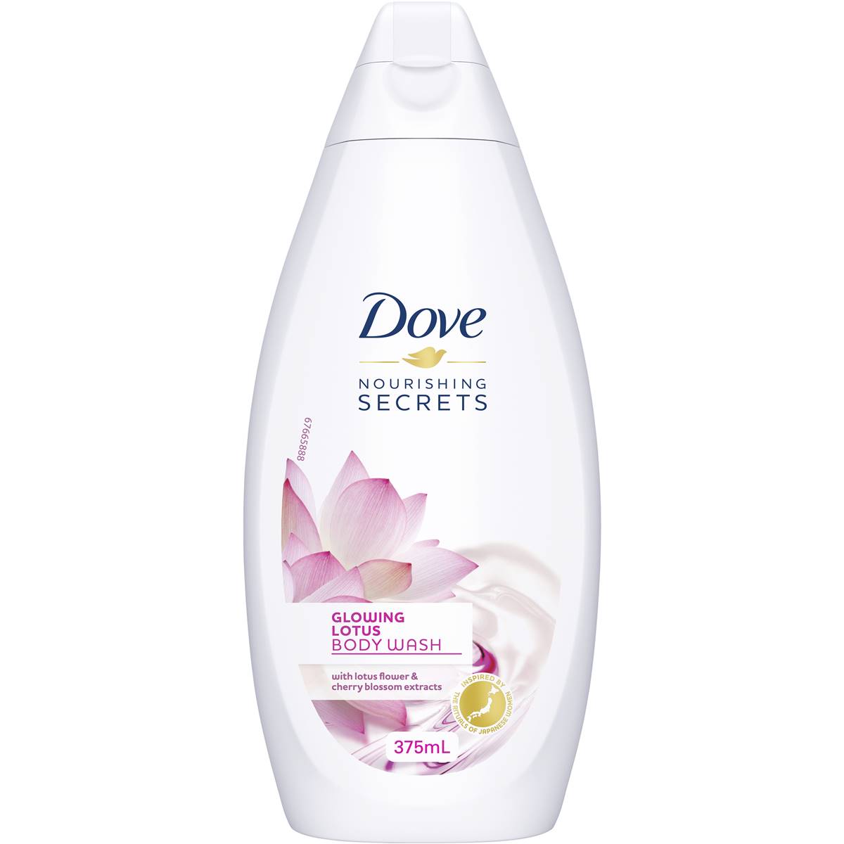 Dove Glowing Lotus Bodywash 375ml Woolworths