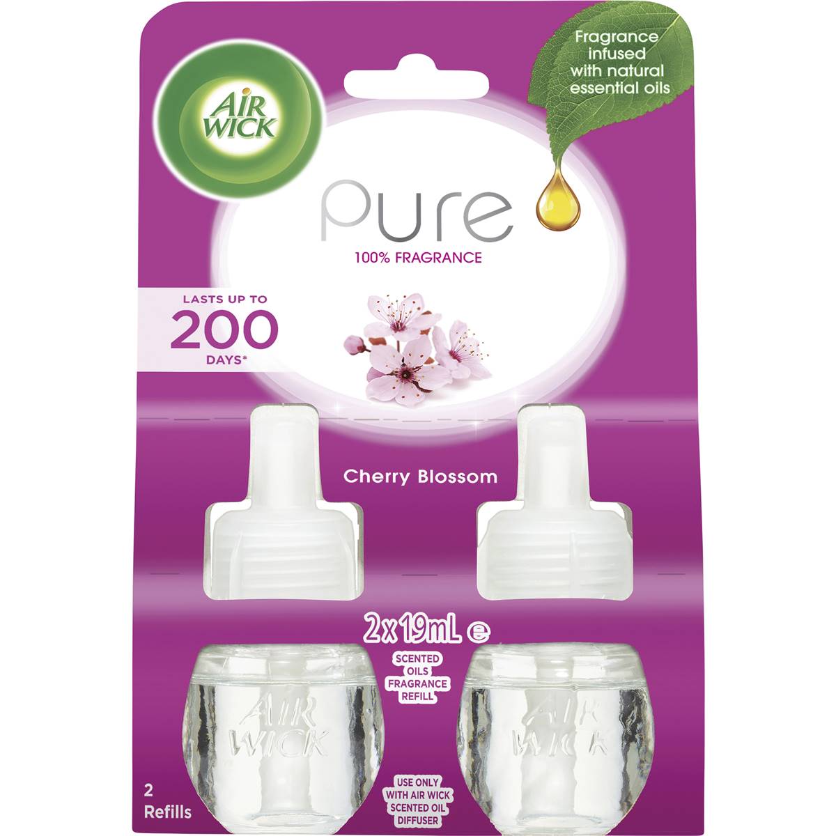 Air Wick Pure Electric Diffuser Cherry Blossom Twin Refill
