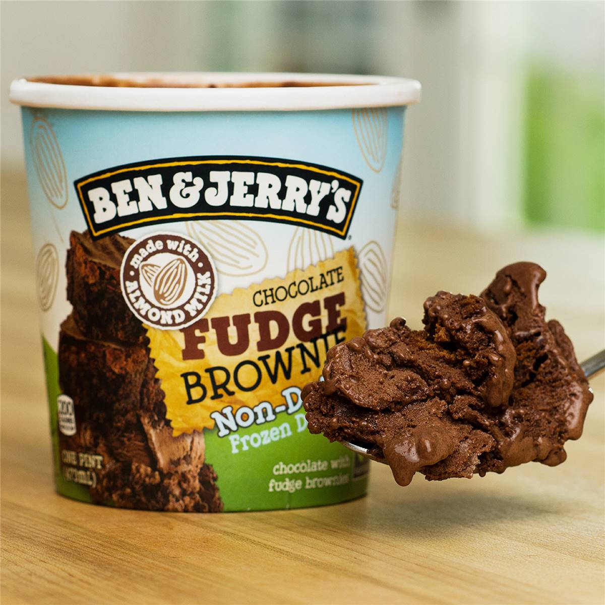 Ben & Jerry's Choc Fudge Brownie Non-dairy Frozen Dessert 458ml ...