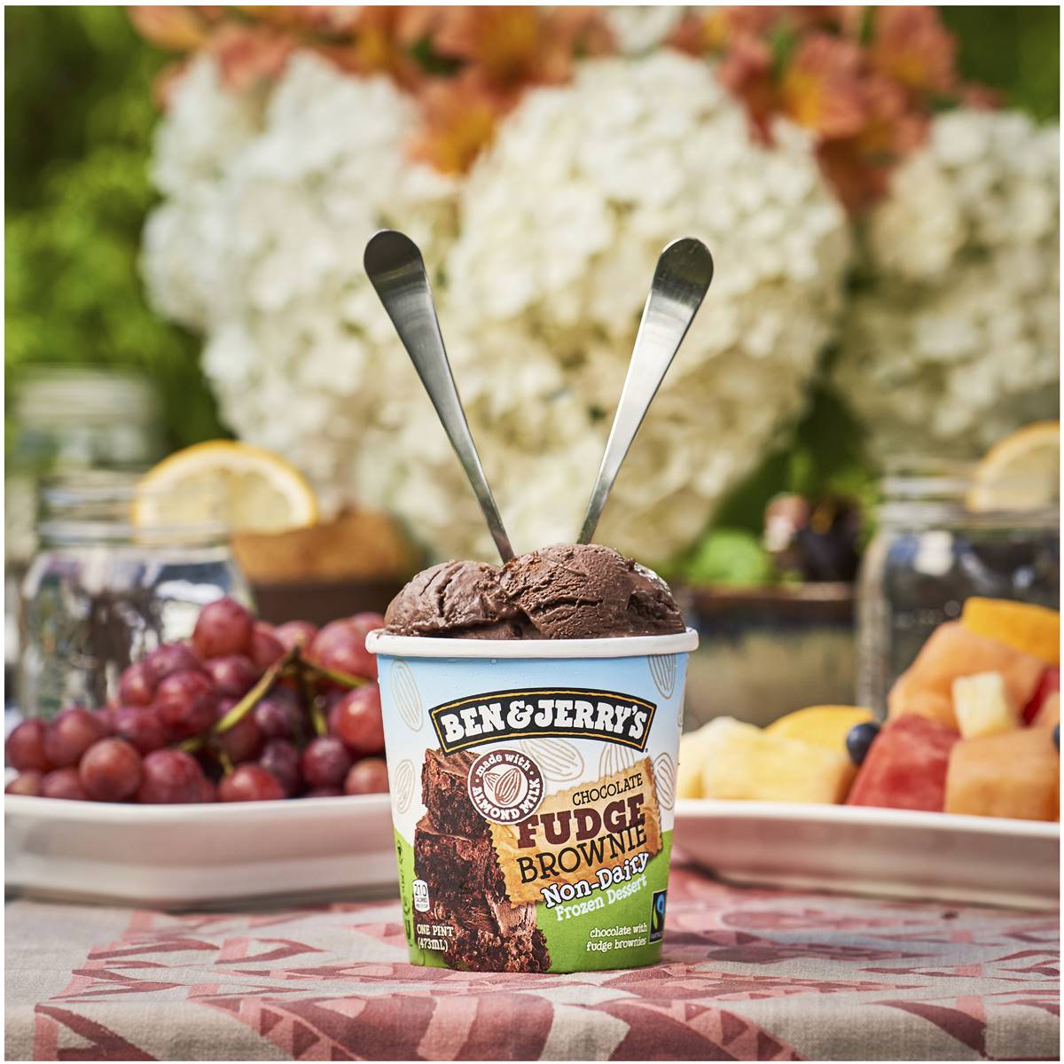 Ben & Jerry's Choc Fudge Brownie Nondairy Frozen Dessert 458ml