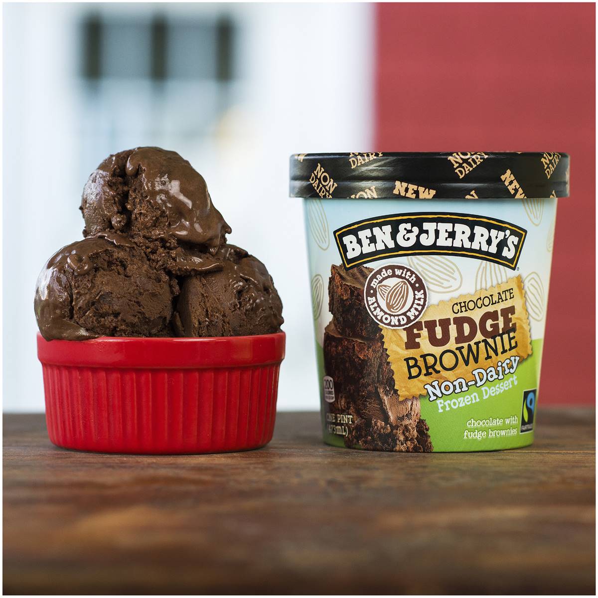 Ben & Jerry's Choc Fudge Brownie Non-dairy Frozen Dessert 458ml ...