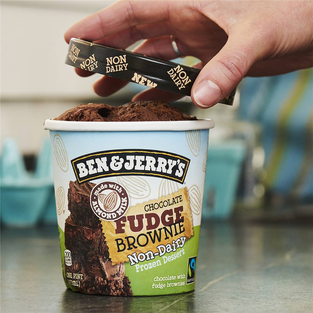 Ben & Jerry's Choc Fudge Brownie Nondairy Frozen Dessert 458ml